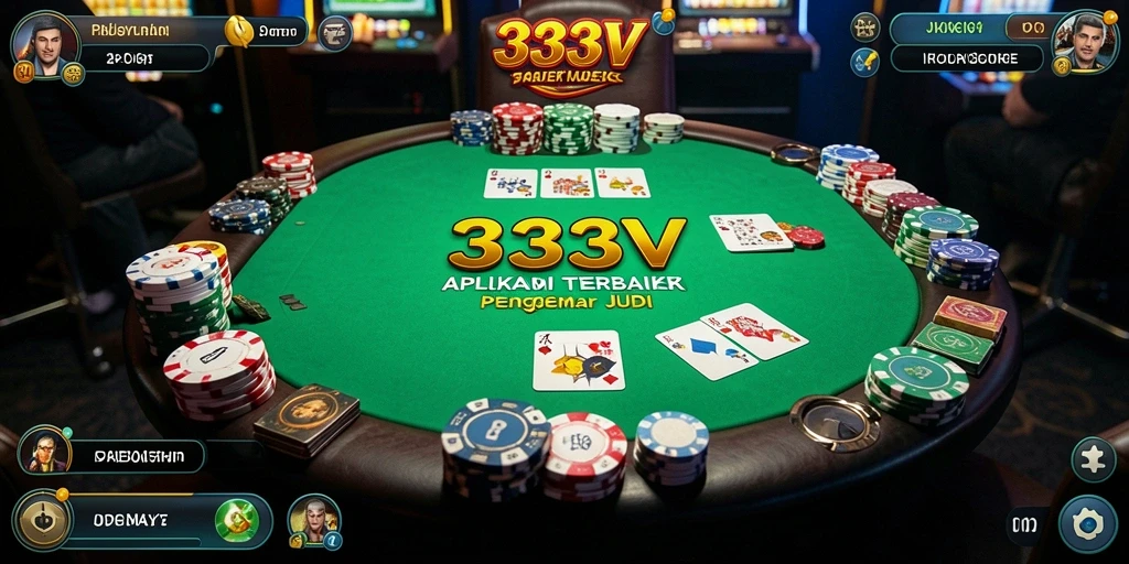 Screenshot dari gameplay Poker yang menarik di 333V.