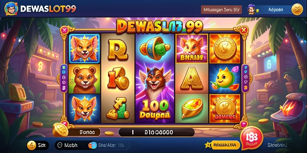 Screenshot gameplay DEWASLOT99 menampilkan momen seru dalam petualangan slot.