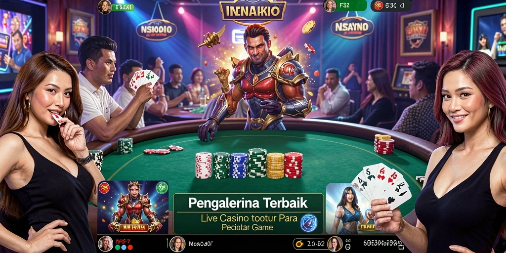 Tampilan gameplay Real-Time F32 yang mendebarkan di Live Casino.