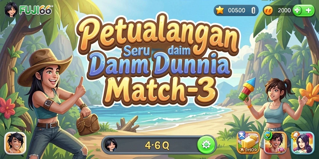Tangkapan layar gameplay menarik dari FUJI66 dalam kategori Match-3.