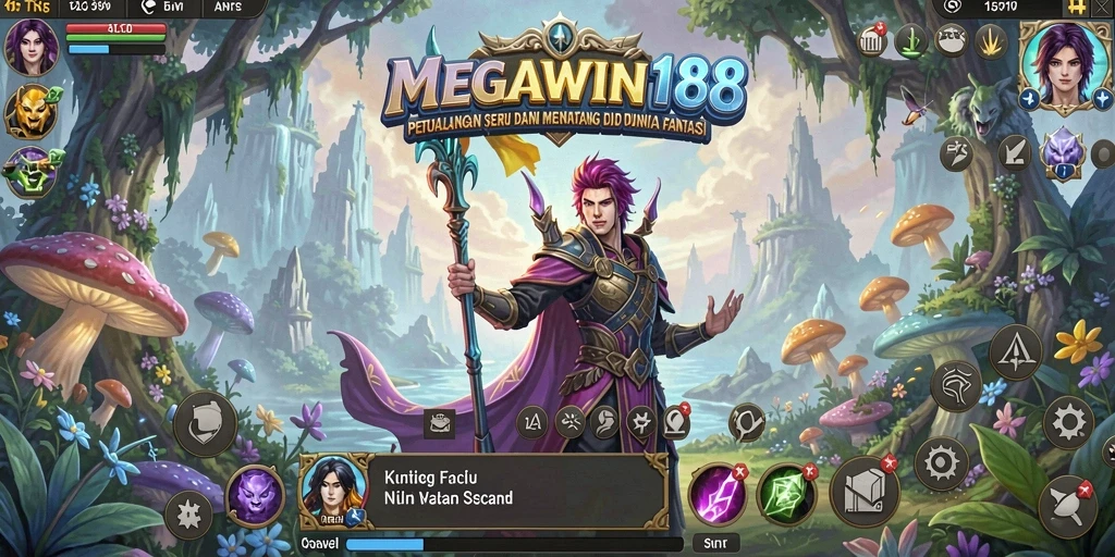 Tampilan gameplay MEGAWIN188 yang menampilkan petualangan seru dan menantang.