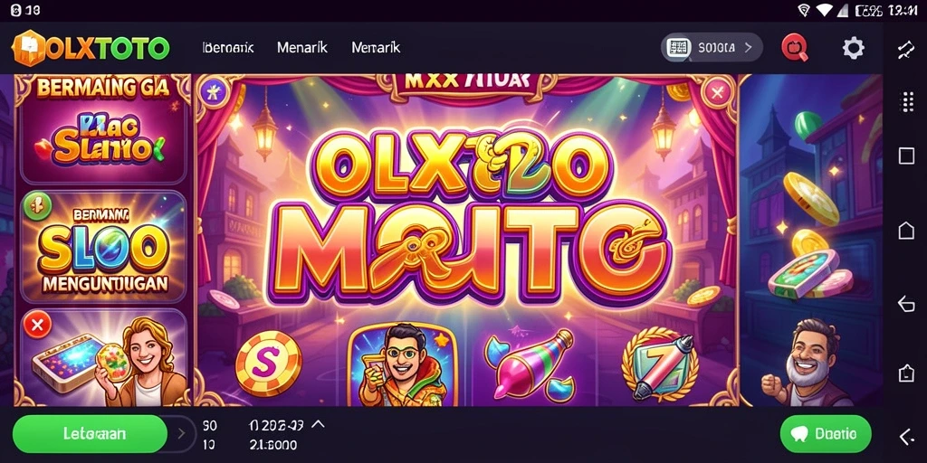 Screenshot gameplay OLXTOTO menampilkan keseruan permainan Slot yang menawan.