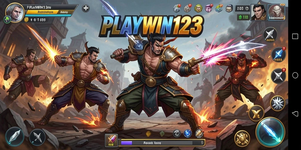 Tampilan gameplay seru dan mendebarkan di PLAYWIN123.