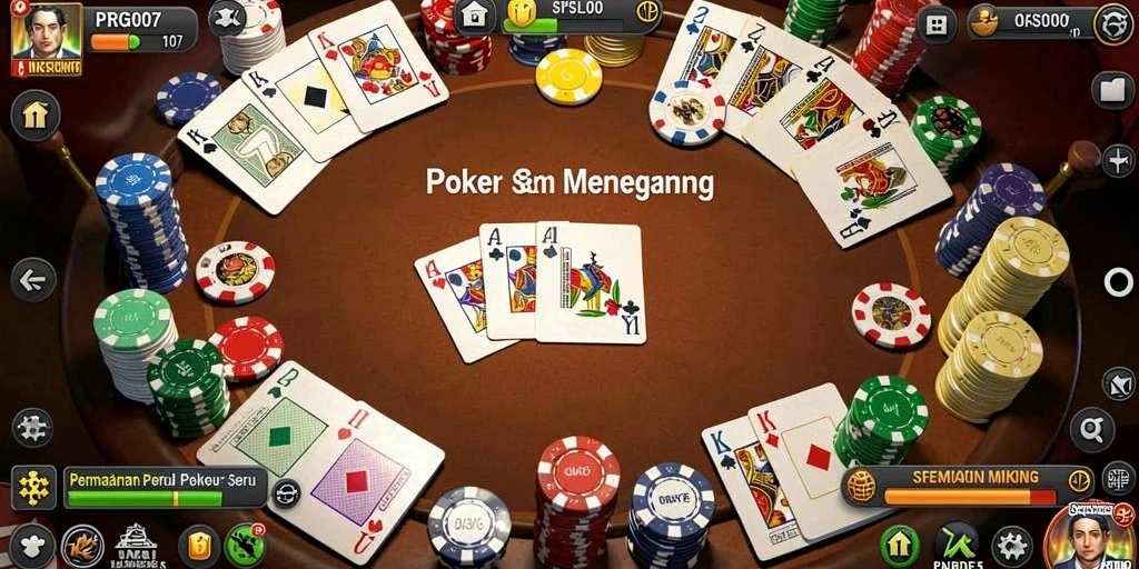 Gameplay seru dan menegangkan dalam permainan Poker PRG007.