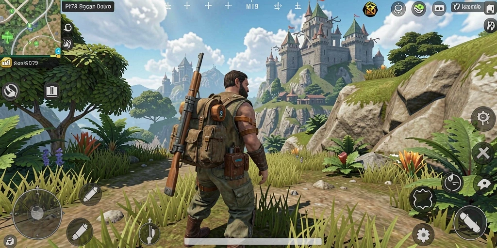 Gameplay RP79 yang mengasyikkan di dunia terbuka.